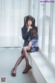 Coser @ 桜 桃 喵 Vol.082: 桜 桃 未熟 2 冬季 制服 丝 秀 (45 photos)